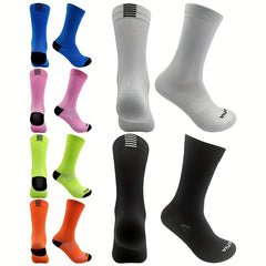 5 Pairs Outdoor Sports Socks Breathable Cycling Sweat-absorbing Socks