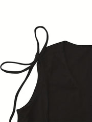  Casual Tank Top Women's Eyelet Embroidered Button Decor