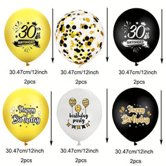 Happy Birthday Balloons Air Globs Party Decoration Adult 30 40 50 60
