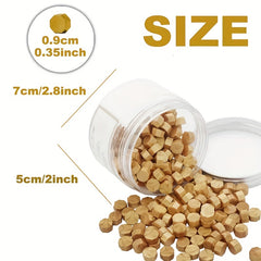 Royal Golden Wax Beads Seal Stamp Wax Pellets for Seal Stamp
