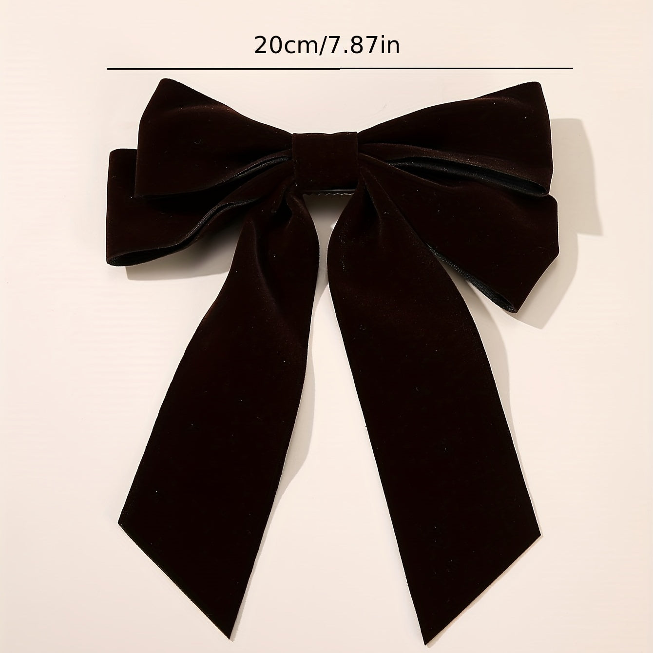 4 PCS Velvet Bow Hair Clip French Barrette Hair Accessories
