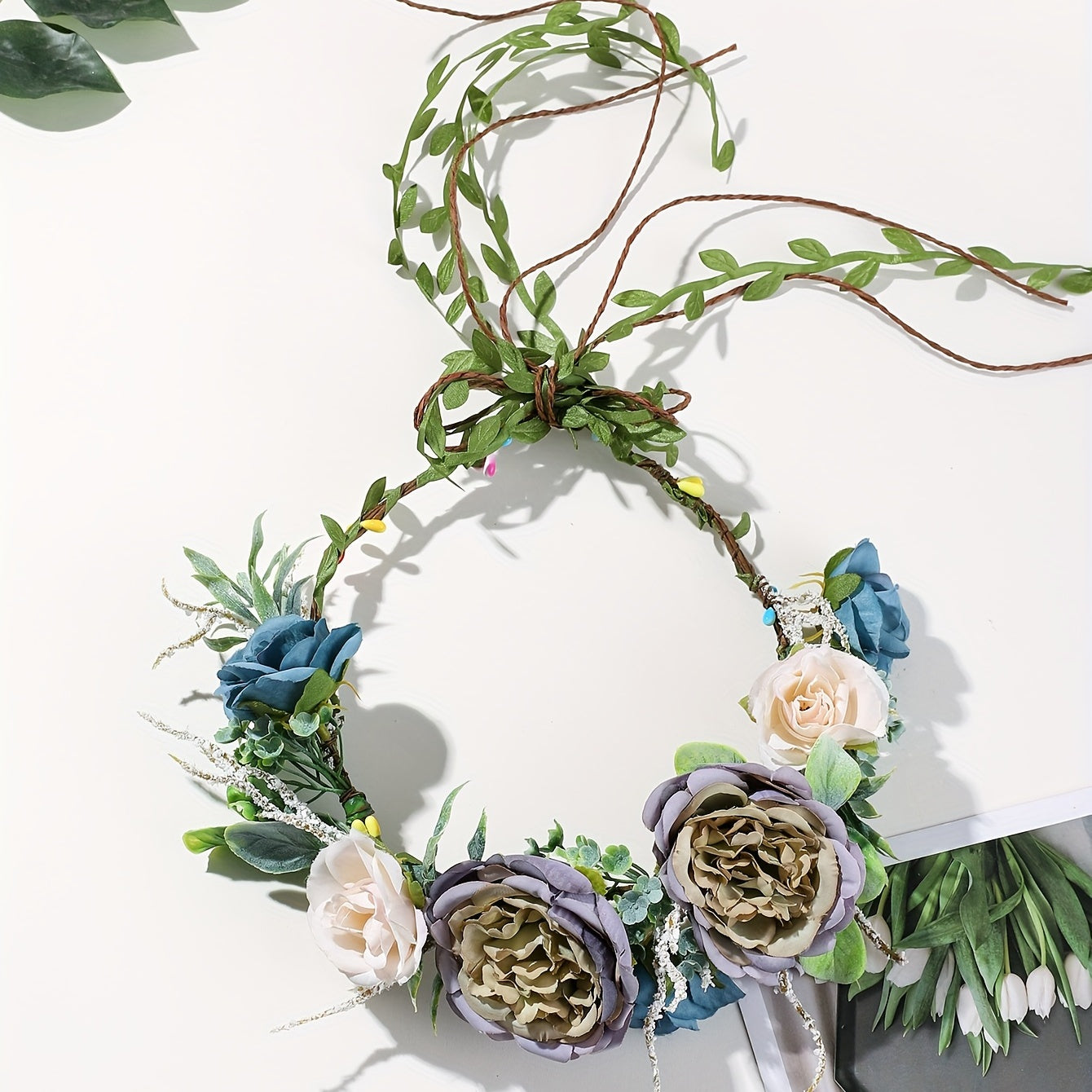 Simulation Wreath Headband Sweet Hair Band Vacation Garland Hair Band