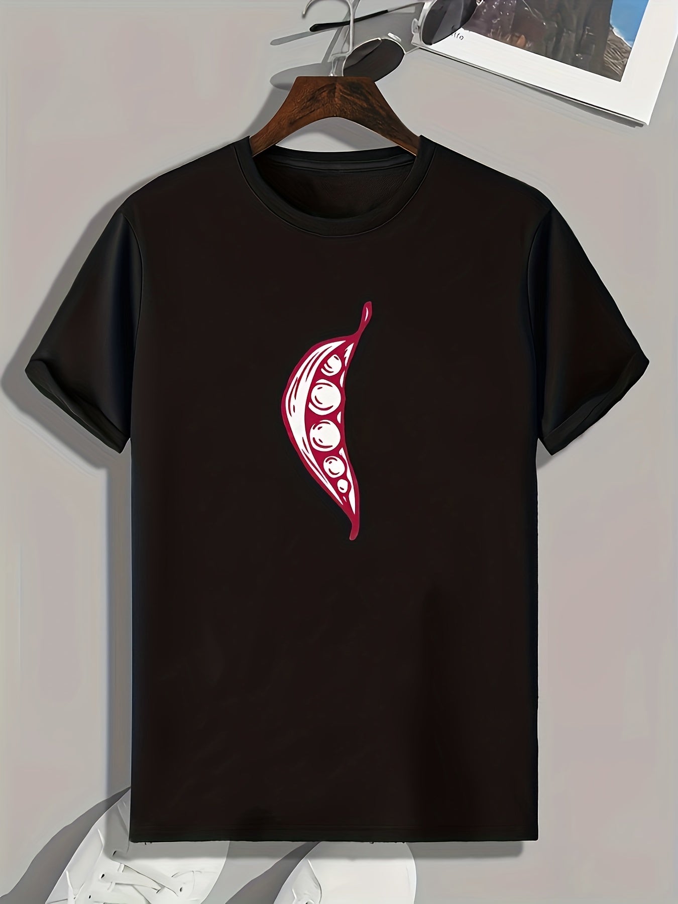 Men's Pease Print Graphic T-shirt for Summer