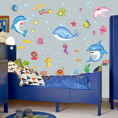 Happy Ocean Wall Sticker for Kids Room Decoration