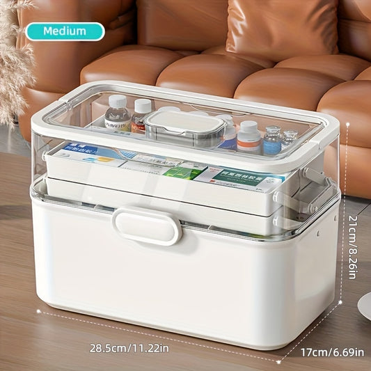 Extra Large Medicine Organizer Box for Home & Dorm