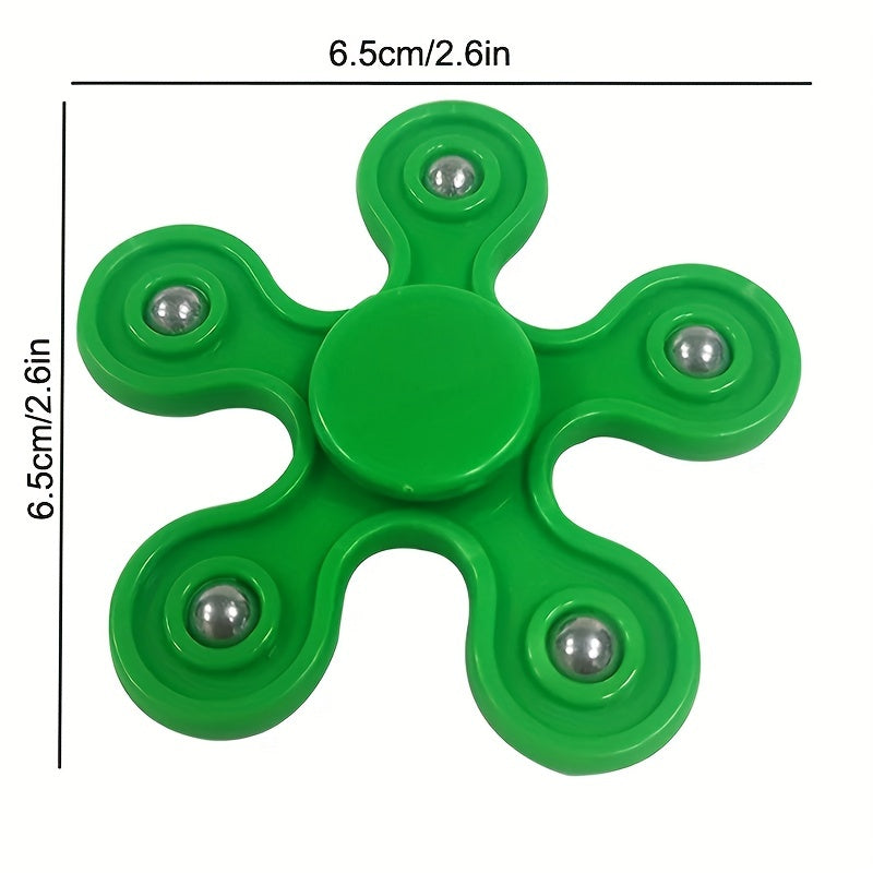 5 Pcs Fidget Spinner Toy Decompressing Toys Finger Toys Random Finger Spinners