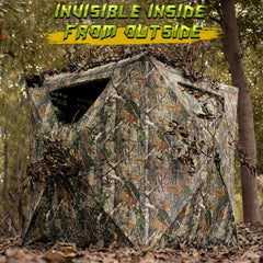 Portable 2 Person Pop Up Blind for Deer & Turkey