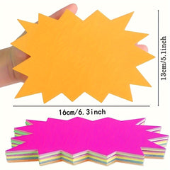 Fluorescent Sign Labels for Supermarkets and Shops