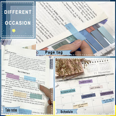 Colorful Book Tabs 1600 Pcs Sticky Tabs
