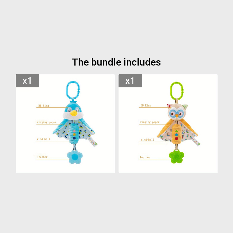 Baby Girl Toys 0-1 Years: Handbells, Rattles, Plush Car Hanging & More