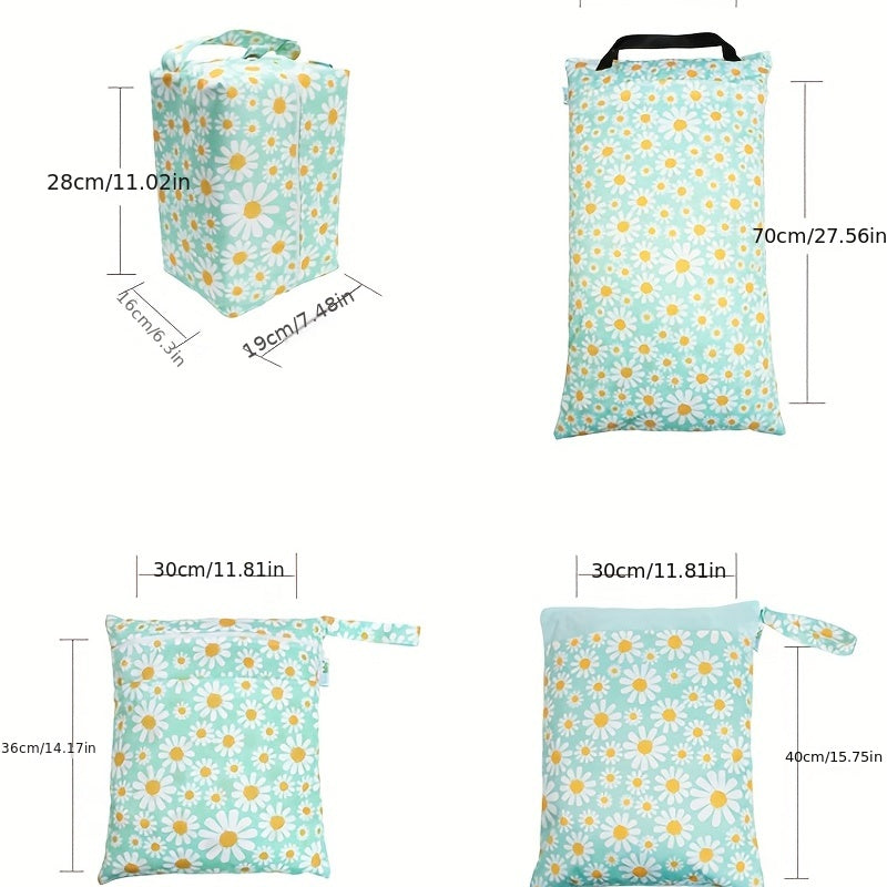 3D Diaper Bag Portable Urine Non-wetting Bag Waterproof Baby Diaper Storage Bag