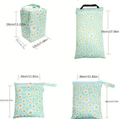 3D Diaper Bag Portable Urine Non-wetting Bag Waterproof Baby Diaper Storage Bag