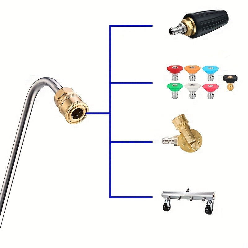 High Pressure Cleaning Machine Drainage Tank Cleaning Rod Set