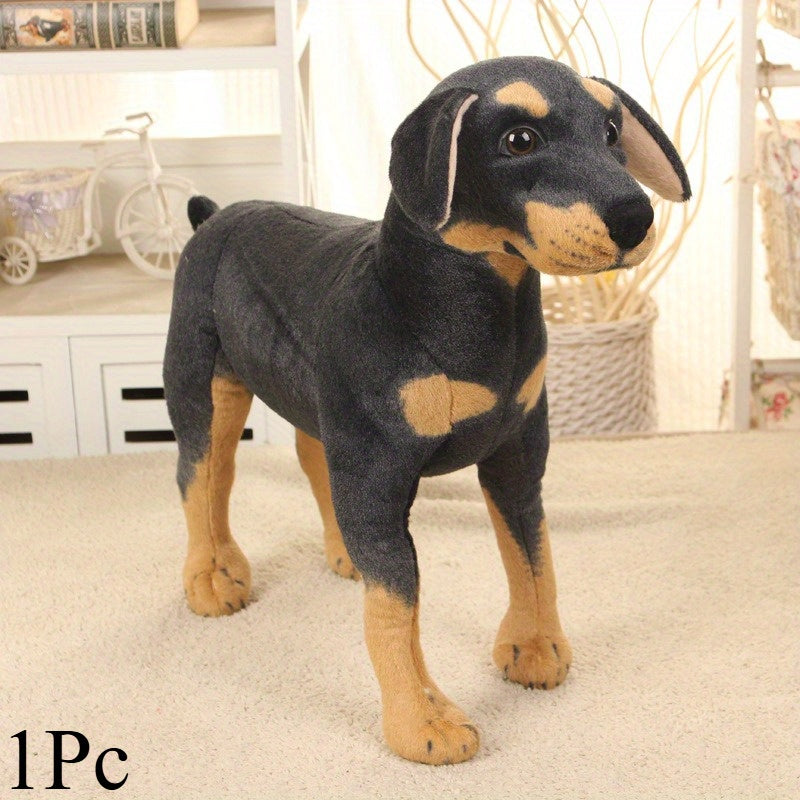 Lifelike Plush Dog Doll Home Decoration Creative Prop Gift