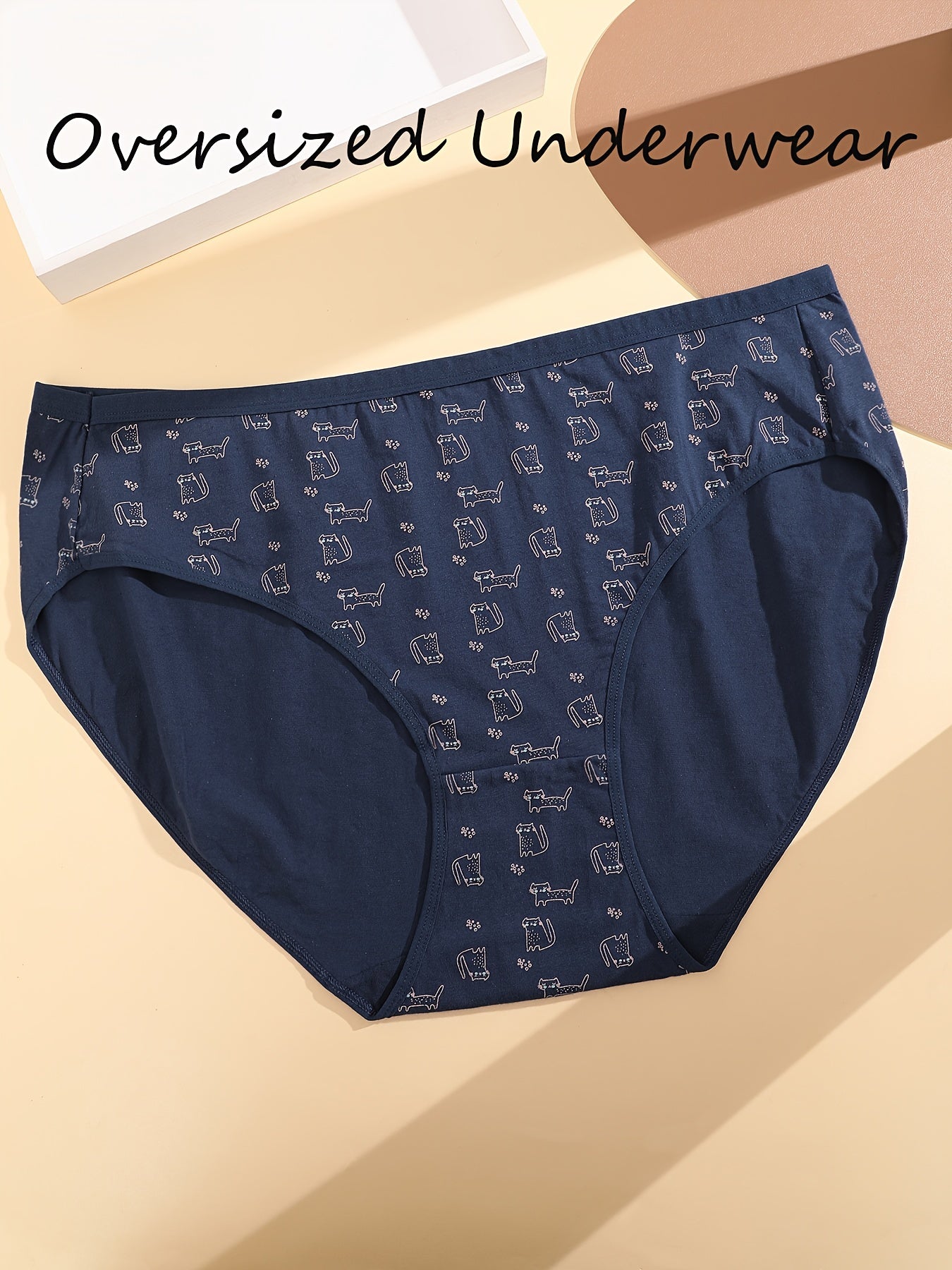  Ditsy Floral Print Seamless Comfort Underwear