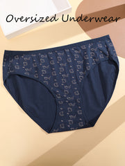  Ditsy Floral Print Seamless Comfort Underwear