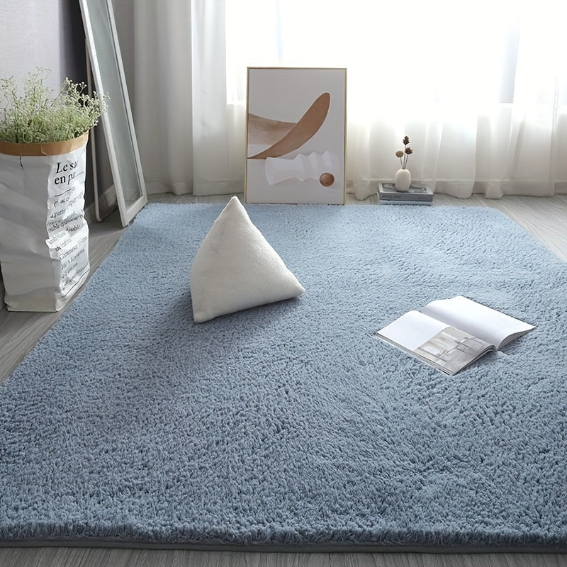 Modern Plush Living Room Rug Soft and Durable Floor Mat for Bedroom Bedside