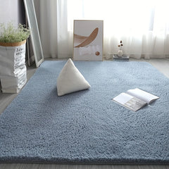 Modern Plush Living Room Rug Soft and Durable Floor Mat for Bedroom Bedside