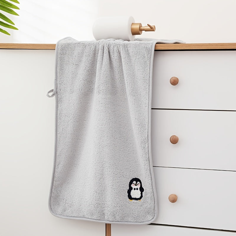 4pcs Soft & Absorbent Microfiber Hand Towels - Thickened Bathroom Face Towels