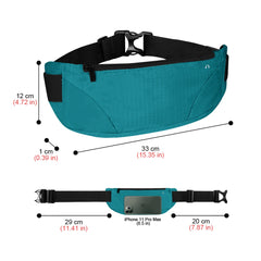 Waterproof Fanny Pack Waist Bag for Running Hip Bum Belt