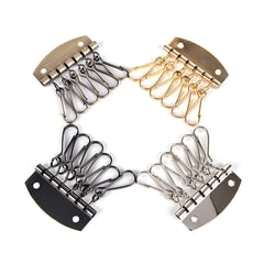 1PCS DIY Handbag Buckles Fabric Leather Craft Purse Inside Key Ring