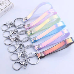 Laser Car Key Pouch Bag Key Holder Organizer PVC Keychain Key Case
