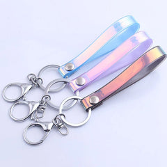 Laser Car Key Pouch Bag Key Holder Organizer PVC Keychain Key Case