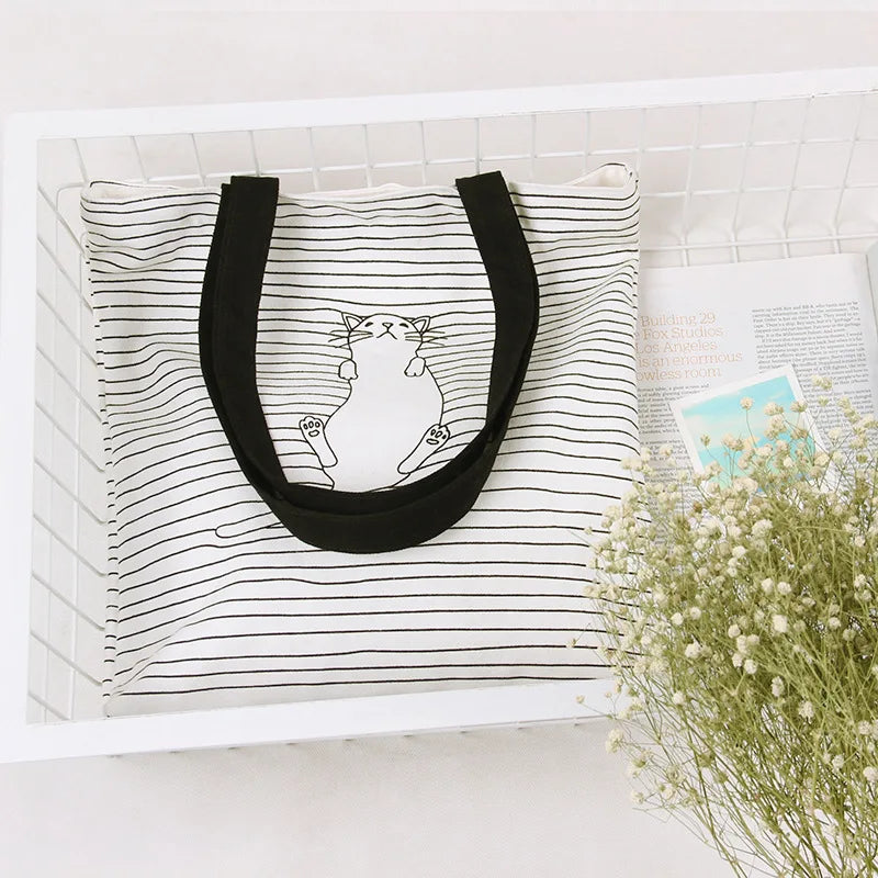 Women Casual Animal Print Tote Beach Handbag Cotton Linen