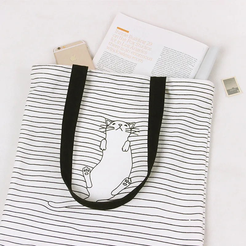 Women Casual Animal Print Tote Beach Handbag Cotton Linen