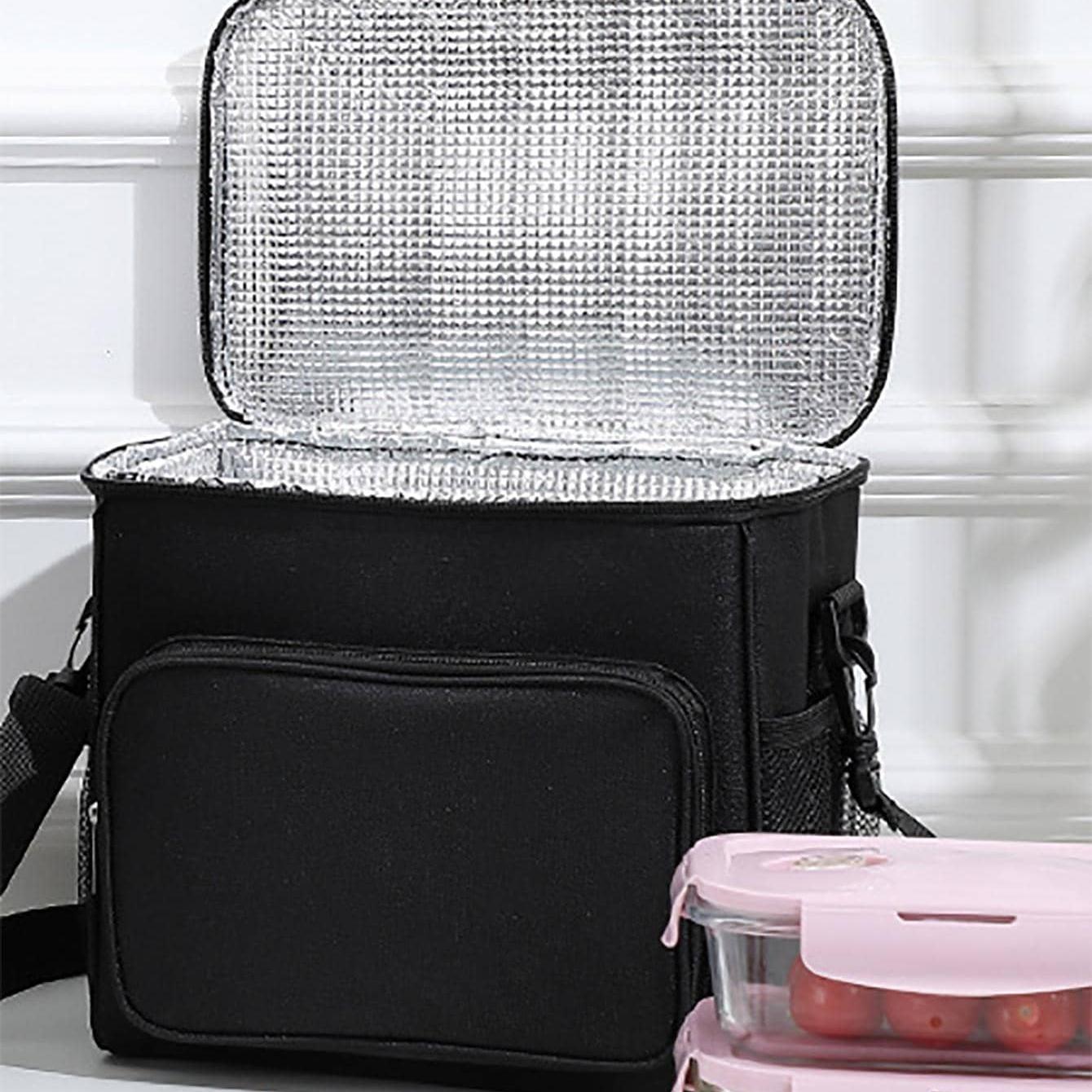 Portable Insulated Storage Bag Solid Lunch Bag