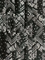  Boho Pants Women's Plus Scarf Print Tapered Leg Trou