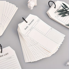 2pcs 104 Pieces Stationery Ring Schedule Planner Loose leaf Note Book