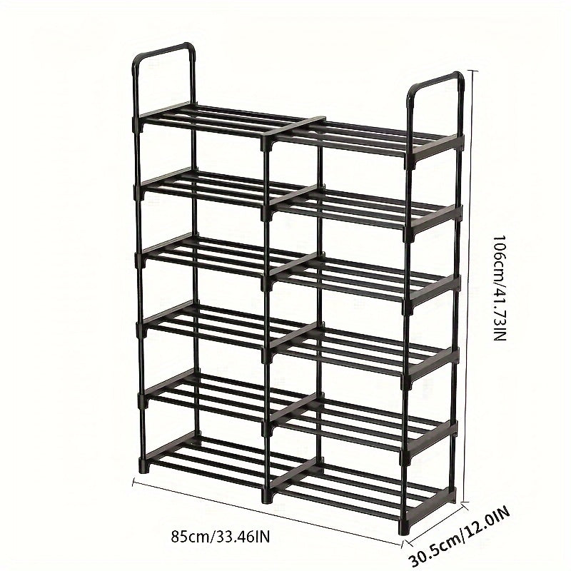 1pc Tier Shoe Rack Shoe Storage Shelf Easy Assembly Shoe Storage Cabinet