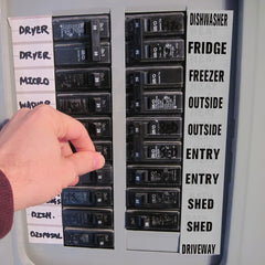 Waterproof Circuit Breaker Box Labels Reminder Stickers