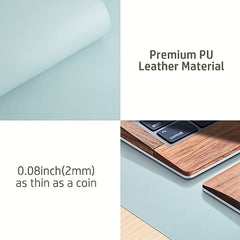 Desk Pad Protective Mouse Pad Anti slip PU Leather Engraving Machine Pad