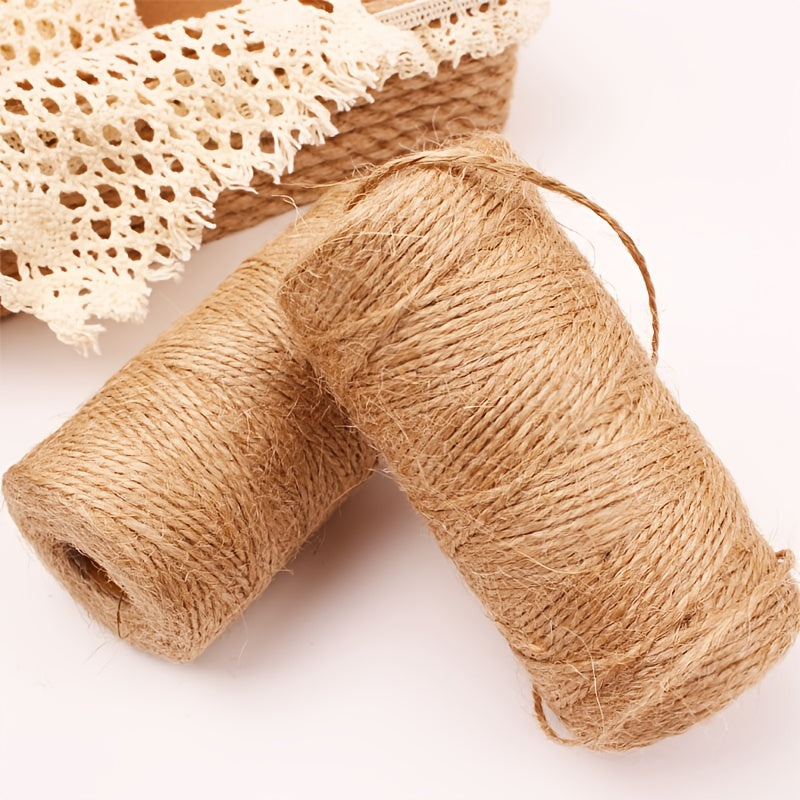 100m Natural Jute Twine for Gardening Plant Wrapping Arts & Crafts