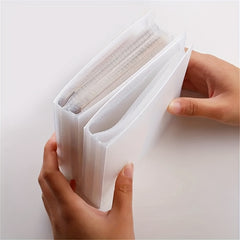 Large Capacity Card and Bill Organizer, 40 Pages, Clear Cover