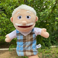 Interactive Plush Toy with Mouth Openings for Storytelling and Education
