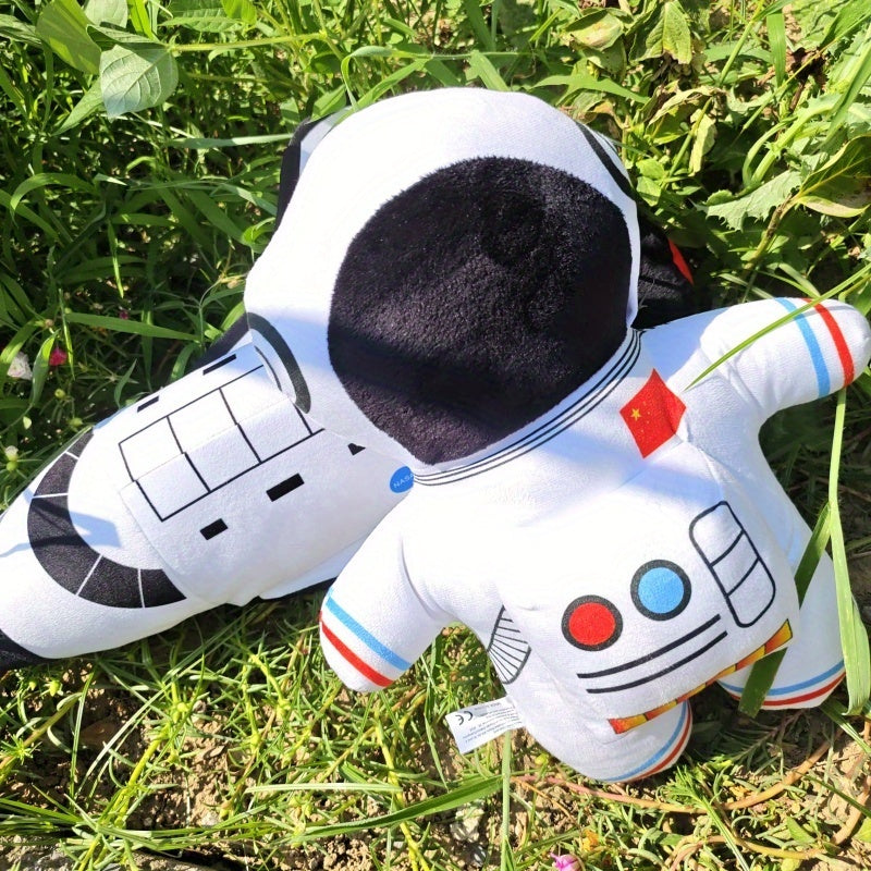 Rocket Plush Toy with American Flag Soft & Cozy Stuffed Animal