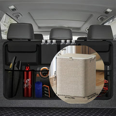 3pcs Large Storage Bins Non Woven Organizer Boxes Handles Striped Pattern