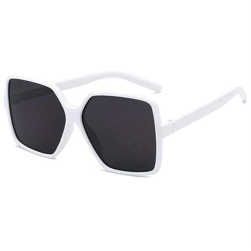 Oversized Square Sunglasses Casual Gradient Glasses UV400