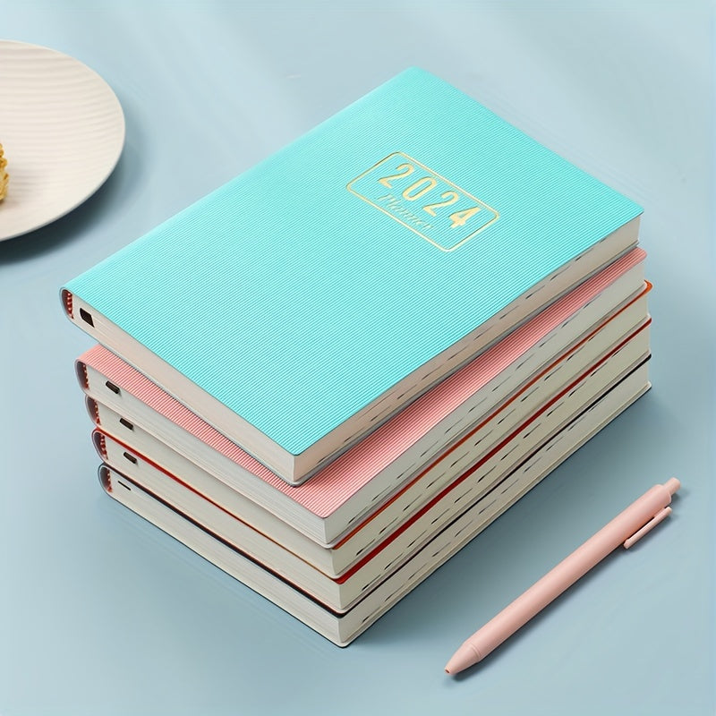 A5 Daily Planner Notebook Time Management Calendar Plus Monthly Index Sticke