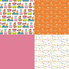 6 Inch Happy Birthday Scrapbook Paper