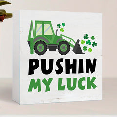 Lucky Charm St Patrick's PVC Sign for Home Bar Cafe Party Decor