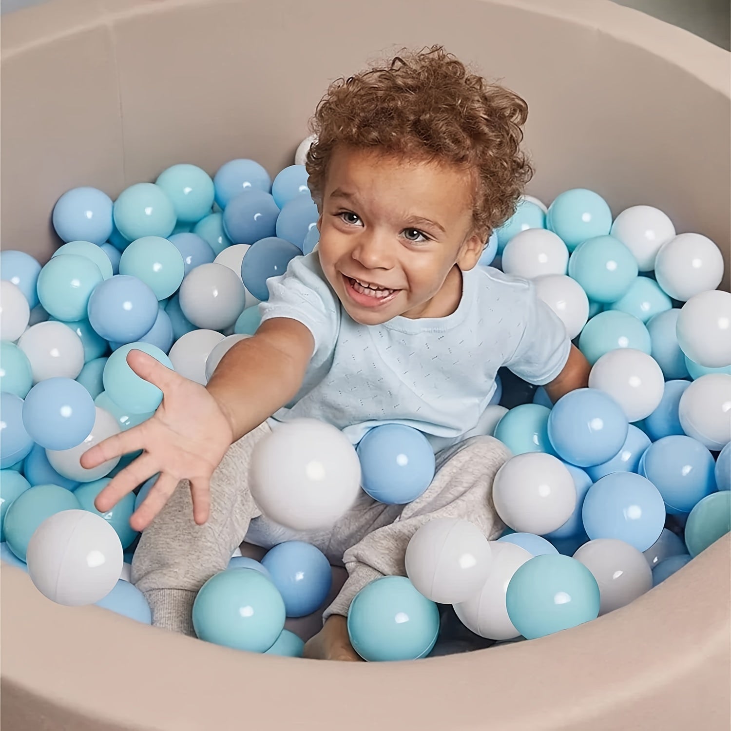 Crush Proof Plastic Ocean Balls Pack Of 10pcs