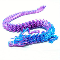 Laser 3D Printed Dragon Articulated Joints Chinese Dragon Model