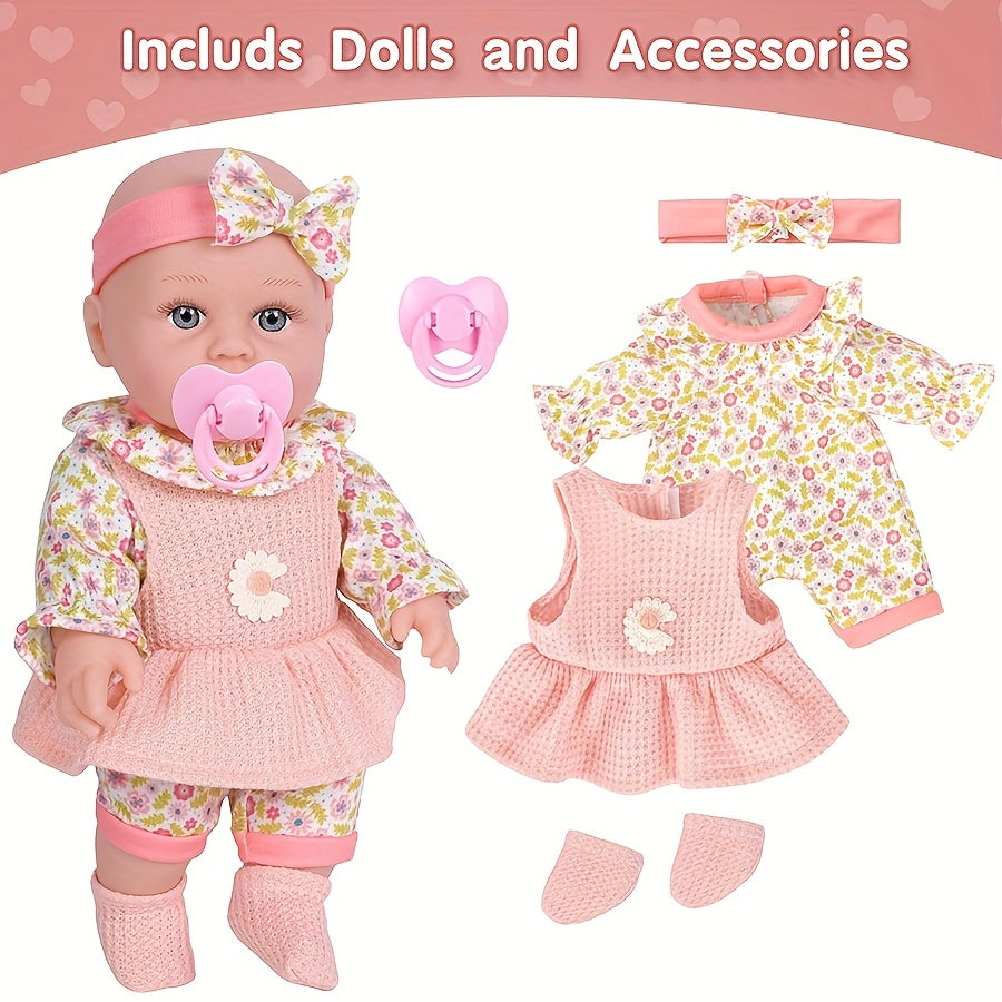 Realistic Baby Doll Set with Accessories for Kids