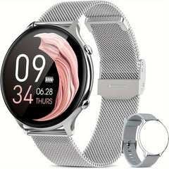 Micro Bear Women's Smartwatch with Wireless Calling & Menstrual Cycle Tracker