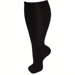 3 Pairs Copper Compression Socks 20-30 mmHg Knee High Wide Calf Support