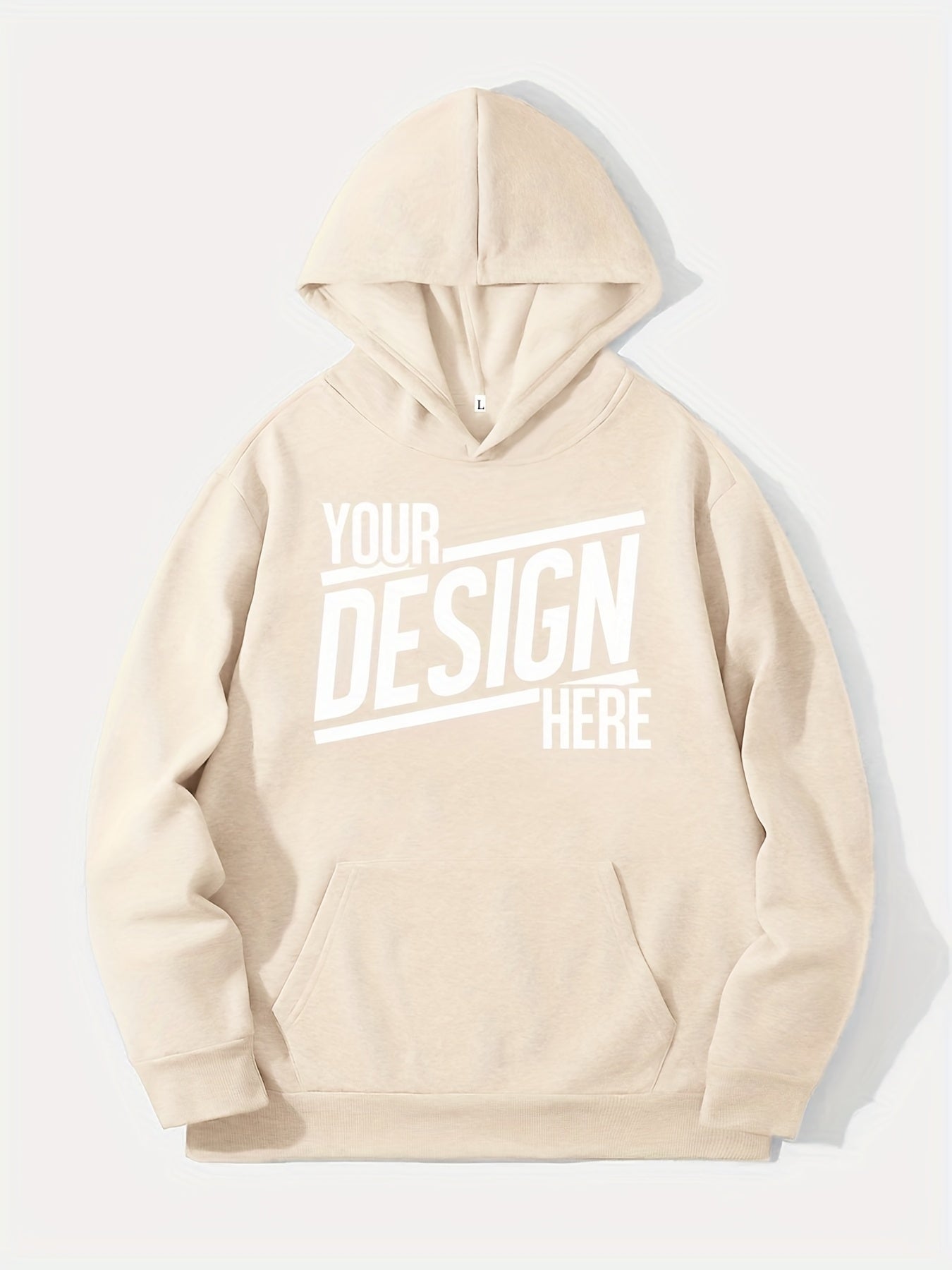 Men's Casual Graphic Print Hoodie with Kangaroo Pocket